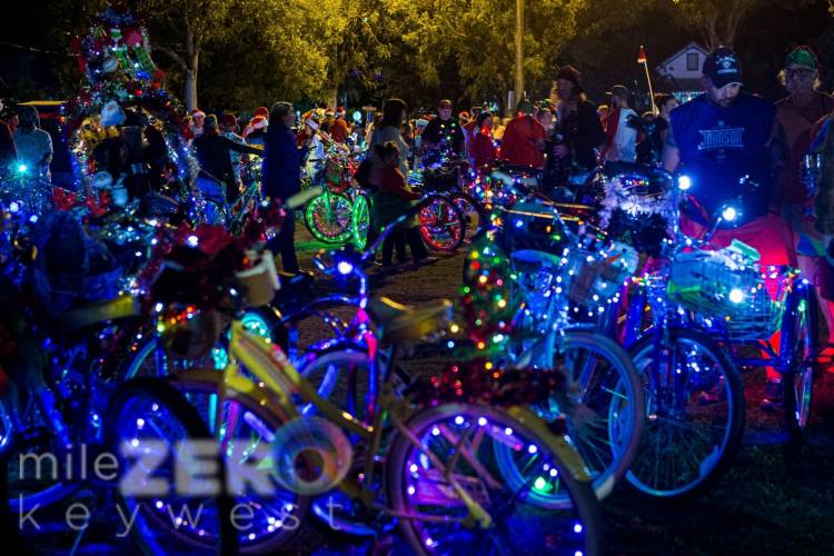 Lighted Bike Parade Key West Travel Blog